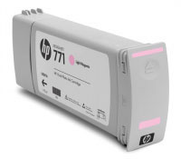 Paquete de 3 cartuchos de tinta HP Designjet 771 magenta claro de 775 ml (CR254A)